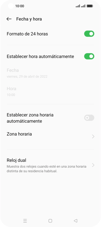 Pulsa el indicador junto a 