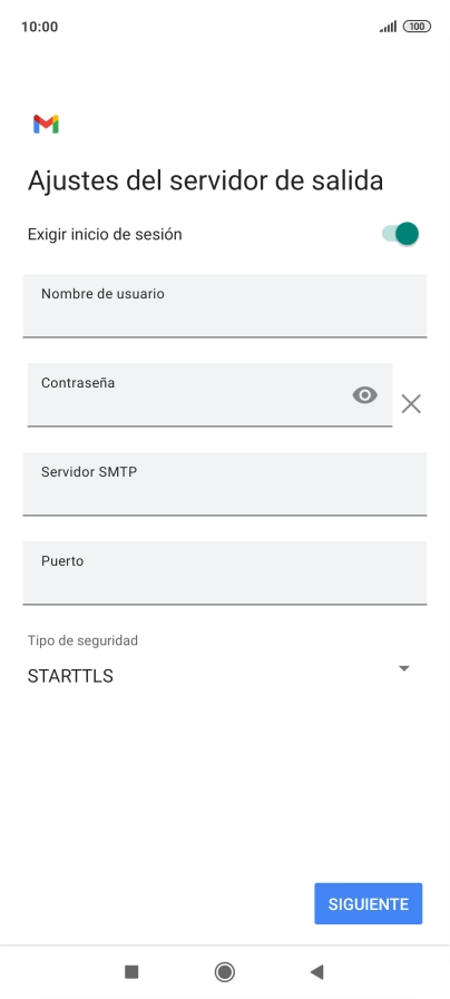 Pulsa el indicador junto a 