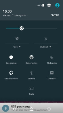 Pulsa el icono de ajustes de sonido para desactivar el modo silencioso.