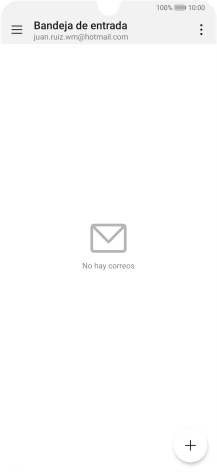 Si aparece en la pantalla esta imagen, tu cuenta de correo electrónico ha sido reconocida y configurada automáticamente. Sigue las indicaciones de la pantalla para introducir más información y terminar la configuración.