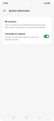 Pulsa el indicador junto a 
