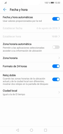 Pulsa el indicador junto a 