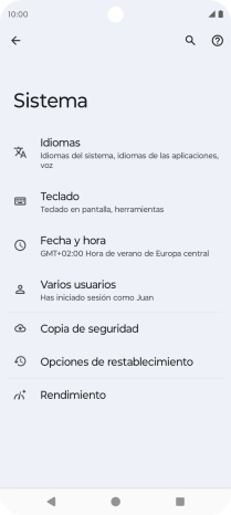 Pulsa Opciones de restablecimiento.