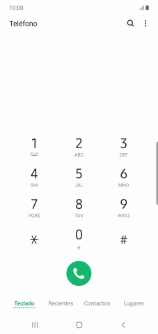 Pulsa el icono de menú.