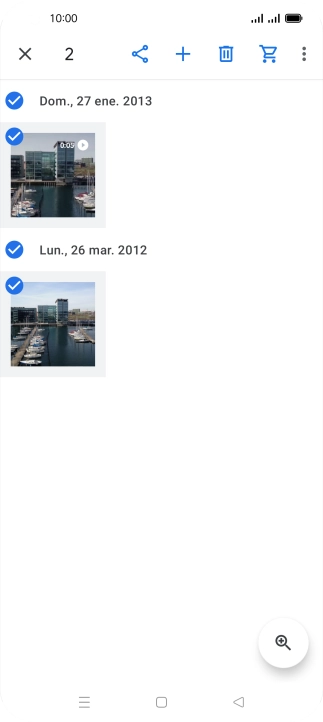 Pulsa el icono de compartir. Pulsa el icono de compartir.