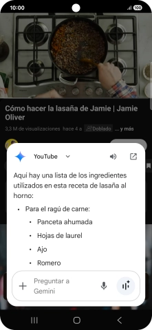 La respuesta de Gemini a tu pregunta se visualiza ahora en la pantalla.