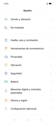Pulsa Configuración adicional.