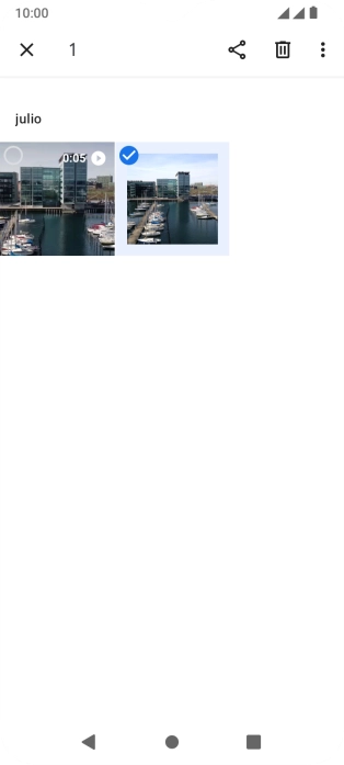 Pulsa el icono de menú.