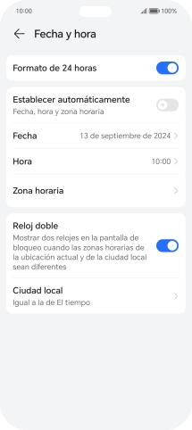 Pulsa el indicador junto a 