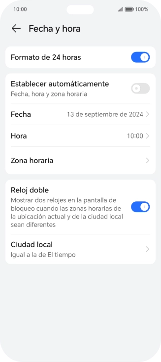 Pulsa el indicador junto a 