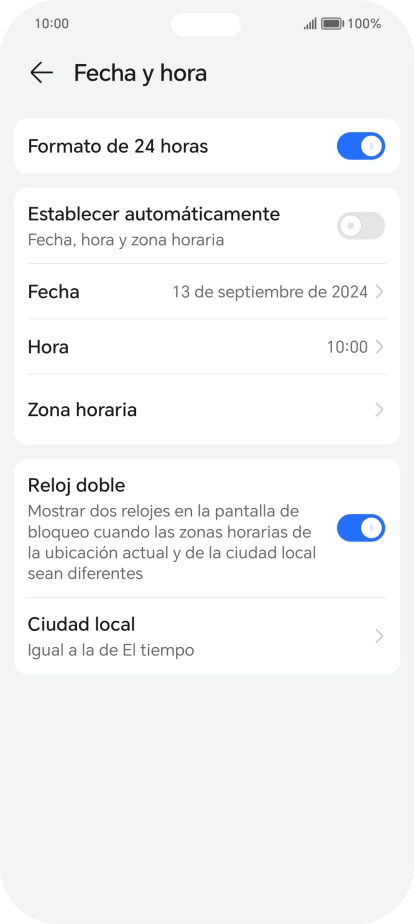 Pulsa el indicador junto a 