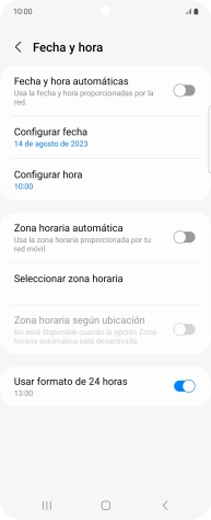 Pulsa el indicador junto a 