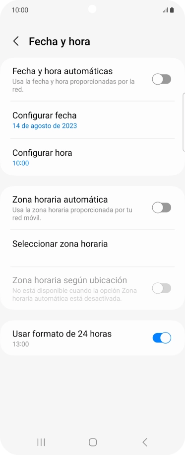 Pulsa el indicador junto a 