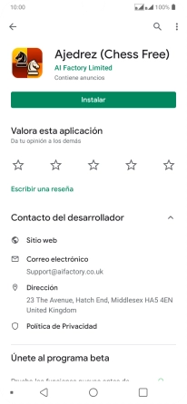 Pulsa la tecla de inicio para terminar y regresar a la pantalla de inicio.