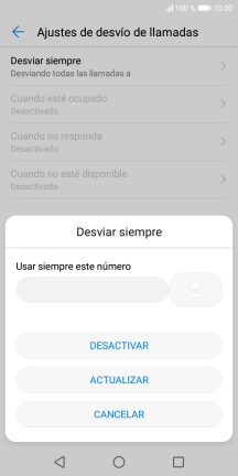 Pulsa DESACTIVAR.