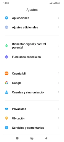 Pulsa Cuentas y sincronización. Pulsa Cuentas y sincronización.