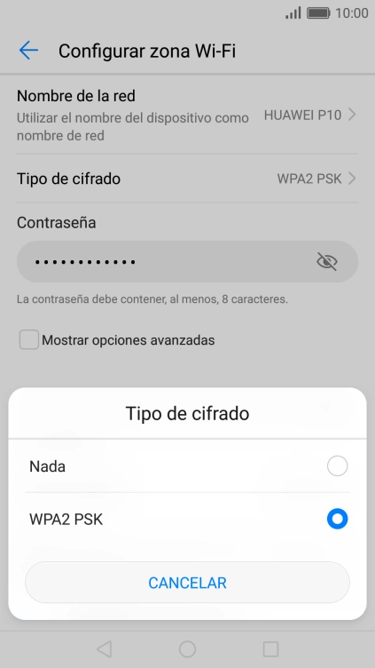 Pulsa WPA2 PSK.