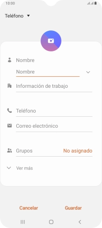 Pulsa la lista desplegable de la guía.
