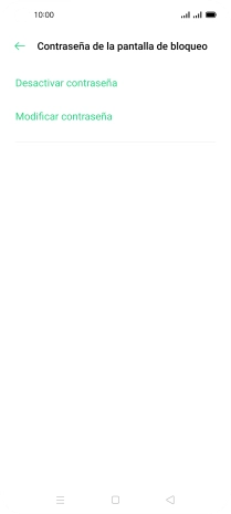 Pulsa Desactivar contraseña.