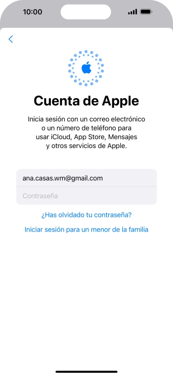 Pulsa Contraseña e introduce la contraseña de tu ID de Apple.