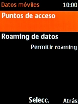 Selecciona Roaming de datos.