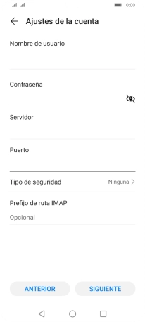 Pulsa Tipo de seguridad.