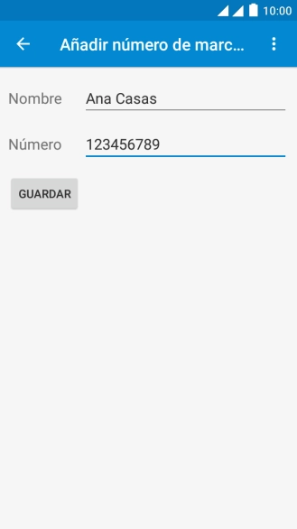 Pulsa GUARDAR.
