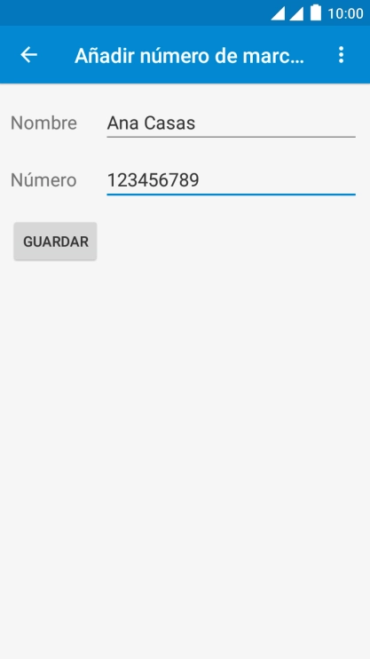 Pulsa GUARDAR.