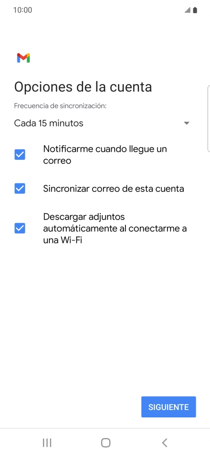 Pulsa la lista desplegable bajo 