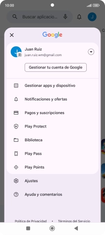 Pulsa Gestionar apps y dispositivo.