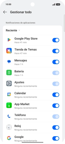 Pulsa la lista desplegable.