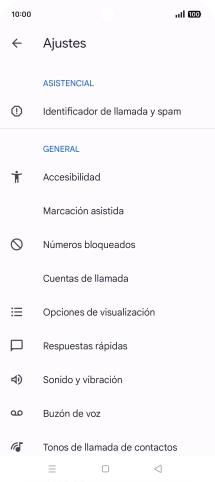 Pulsa Buzón de voz.