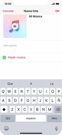 Pulsa Añadir música.