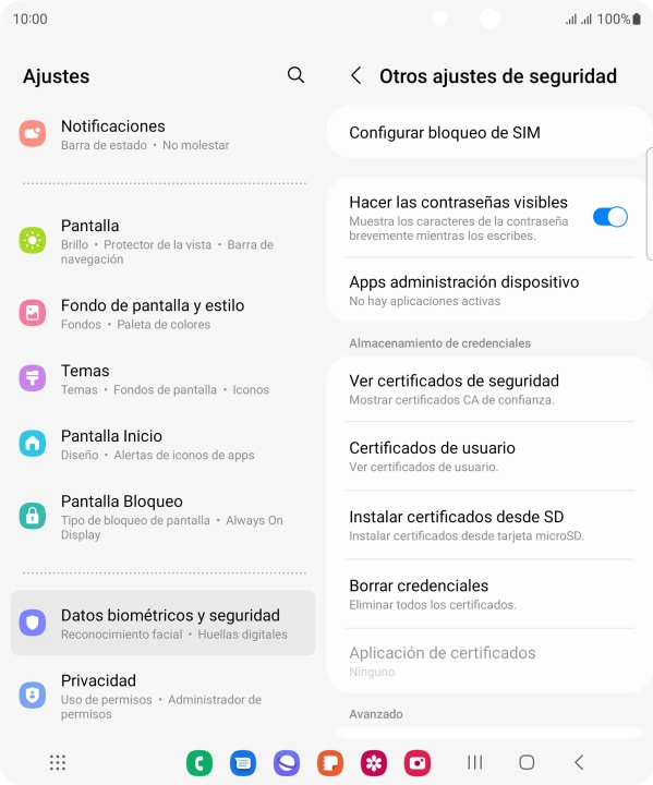 Pulsa Configurar bloqueo de SIM.