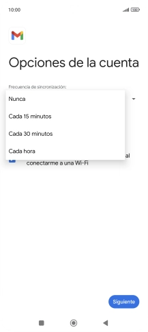 Pulsa el ajuste deseado. Pulsa el ajuste deseado.