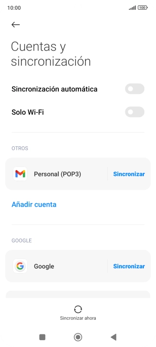 Pulsa el indicador junto a 