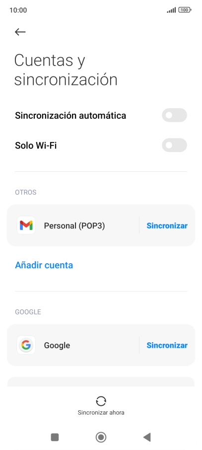 Pulsa el indicador junto a 