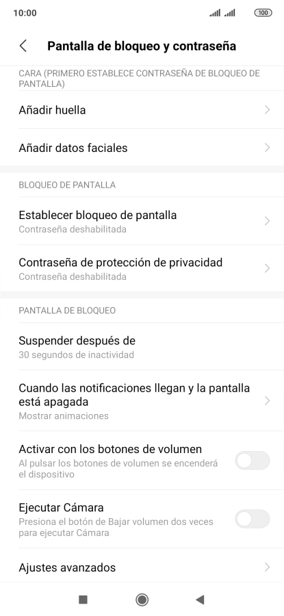 Pulsa Añadir huella. Pulsa Añadir huella.