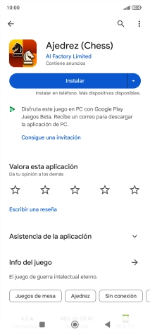 Pulsa la tecla de inicio para terminar y regresar a la pantalla de inicio.
