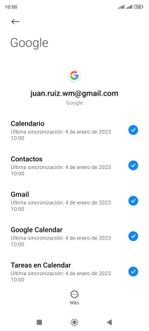 Pulsa la tecla de inicio para terminar y regresar a la pantalla de inicio.