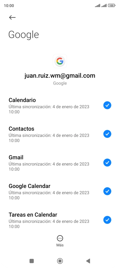 Pulsa la tecla de inicio para terminar y regresar a la pantalla de inicio.