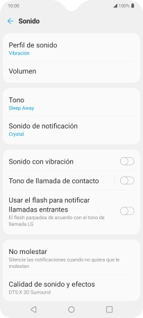 Pulsa la tecla de inicio para terminar y regresar a la pantalla de inicio.