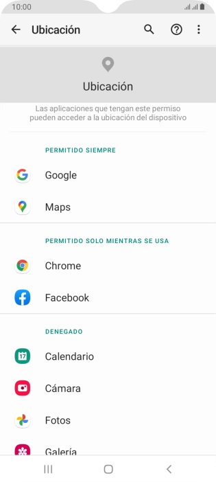 Pulsa la app deseada.