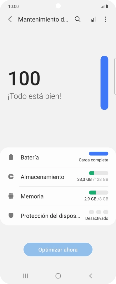 Pulsa Batería.