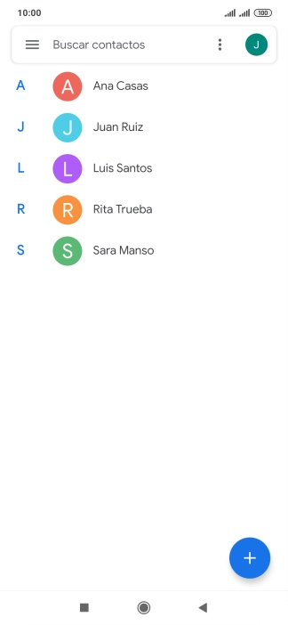 Desliza el dedo hacia la derecha desde la parte izquierda de la pantalla.