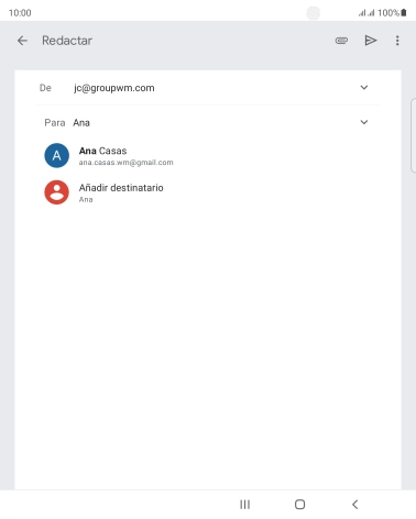 Pulsa el contacto deseado.