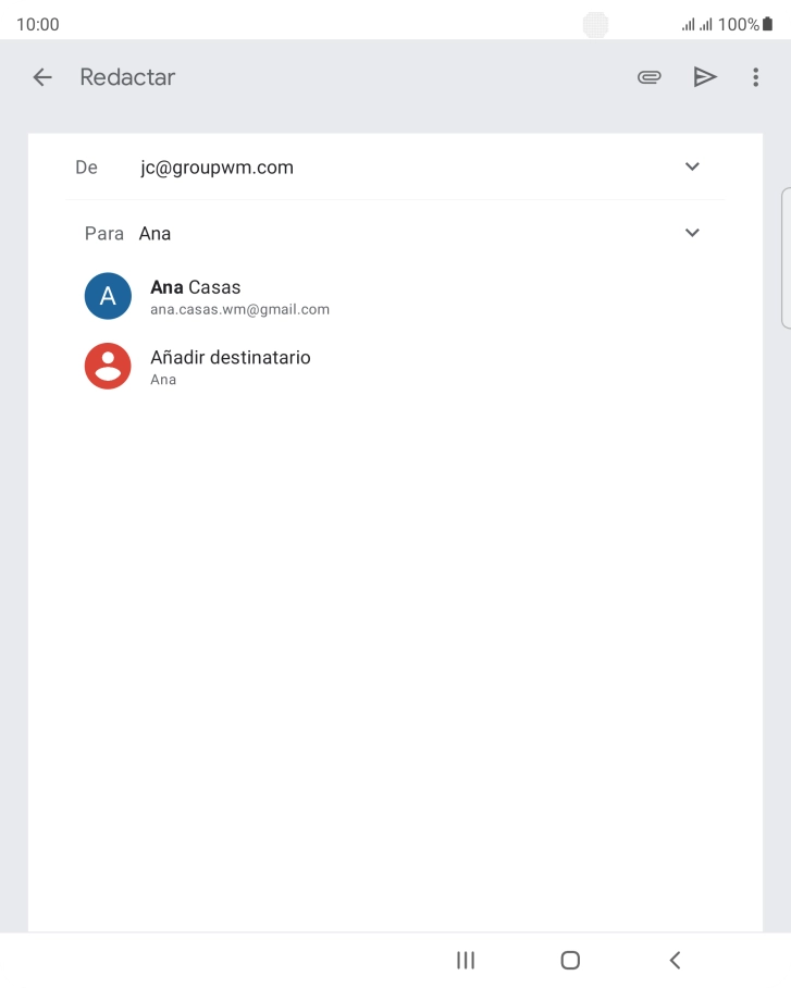 Pulsa el contacto deseado.