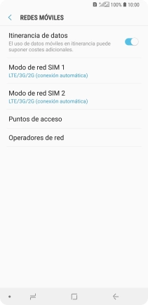Pulsa Operadores de red.
