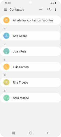 Desliza el dedo hacia la derecha desde la parte izquierda de la pantalla.