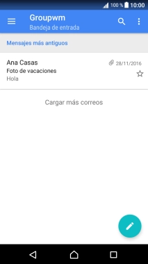 Desliza el dedo hacia la derecha desde la parte izquierda de la pantalla.
